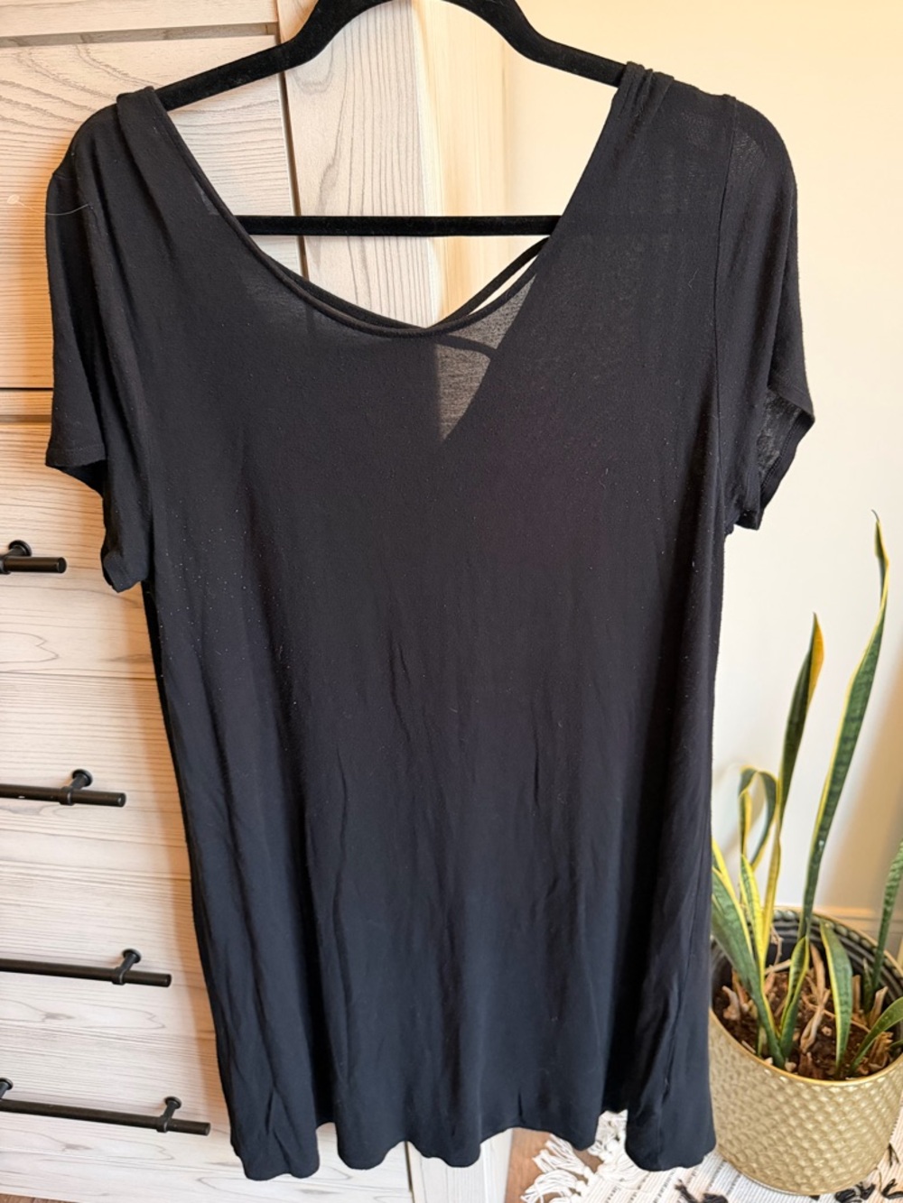 Mossimo Supply Co. Black Midi Dress